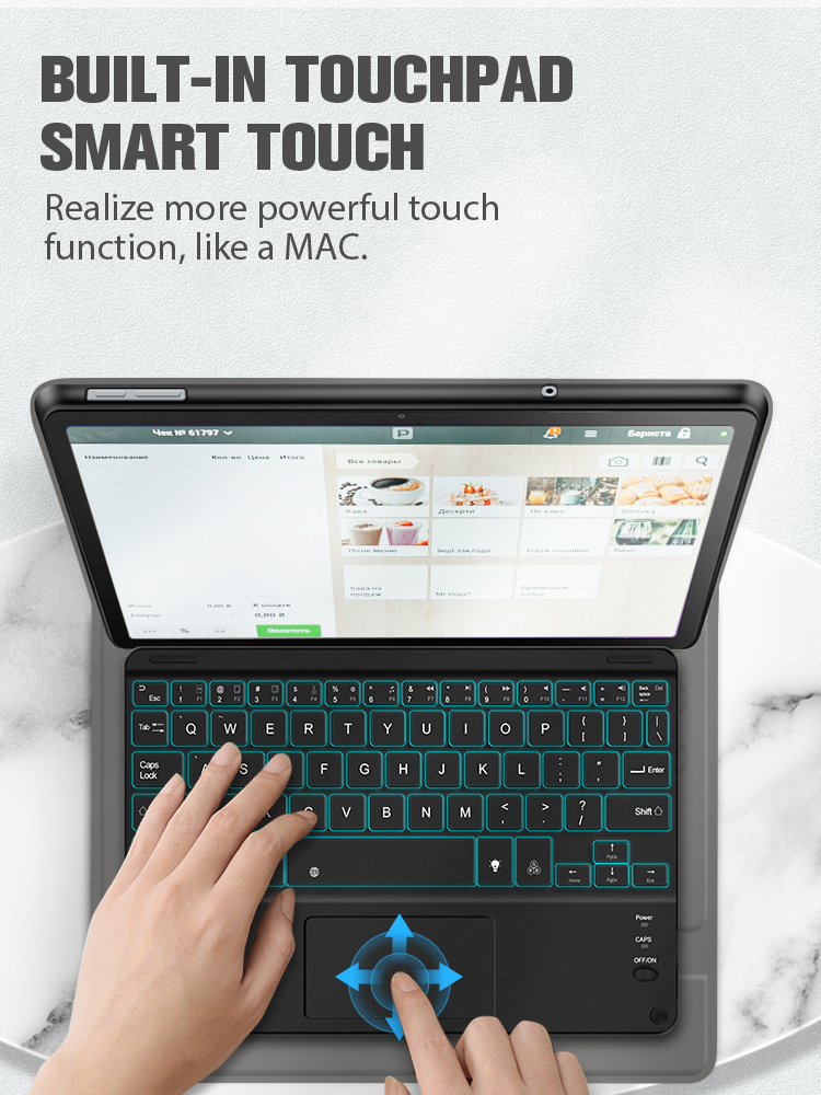 Best for Lenovo tab M10 Plus 3rd Gen Keyboard Case 10.6 inch wholesaler  Manufacturer and Factory